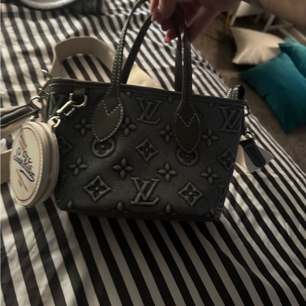 Gray Mini Bag with Structured Design